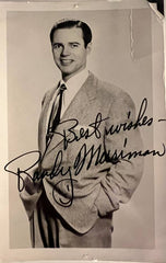 Randy Merriman signed photo