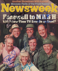 MASH cast signed Newsweek magazine