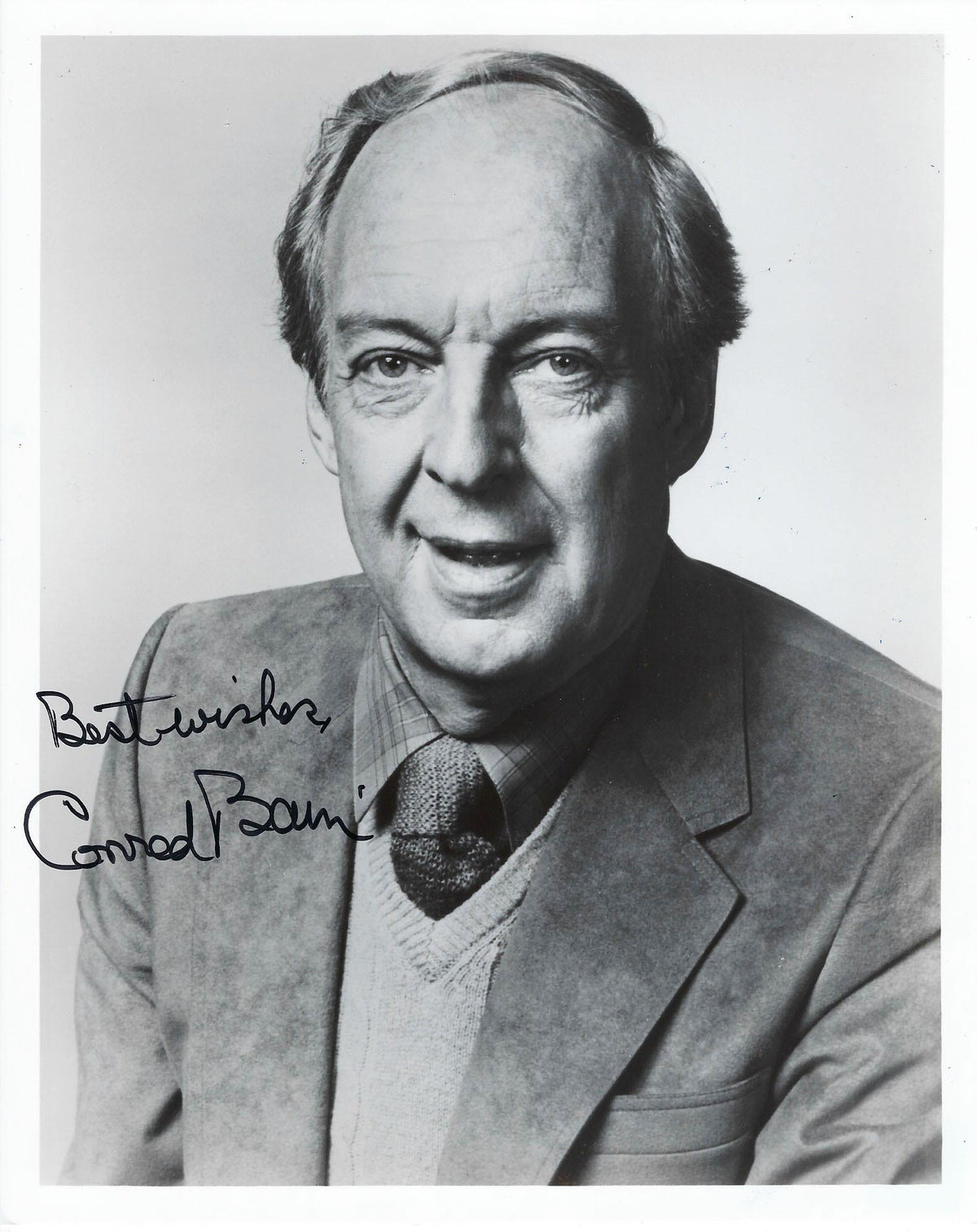 Different Strokes Conrad Bain signed photo