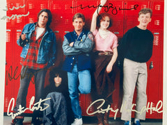 The Breakfast Club cast signed photo