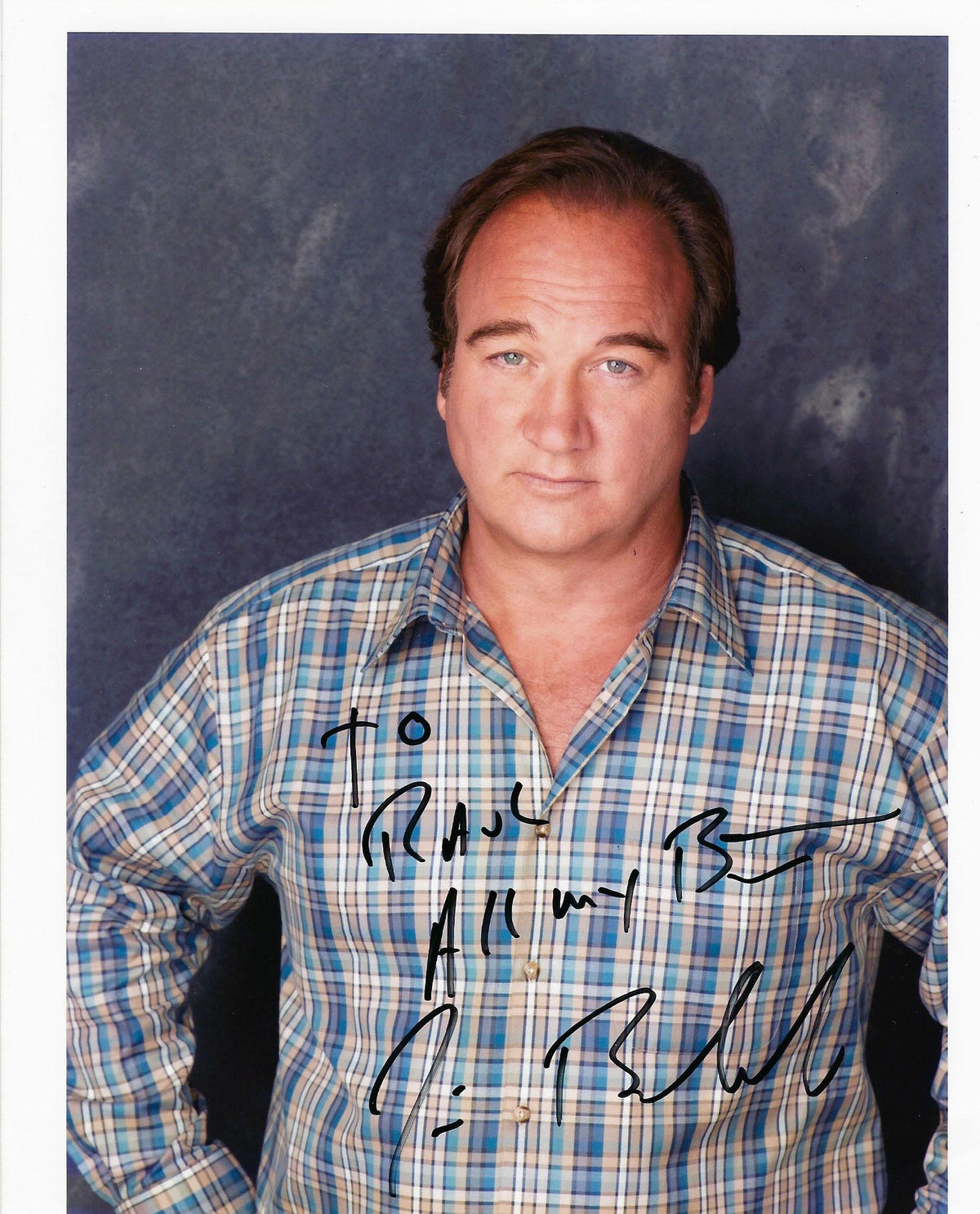 Jim Belushi signed photo