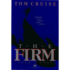 The Firm 1993 original one sheet poster
