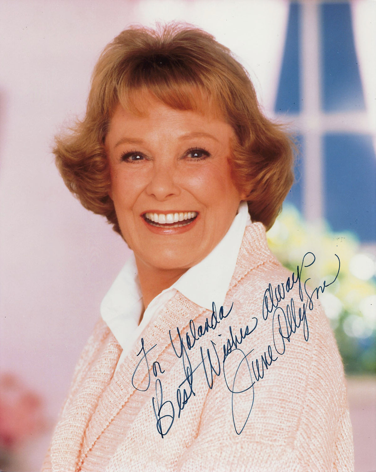 Two Girls and a Sailor June Allyson signed photo