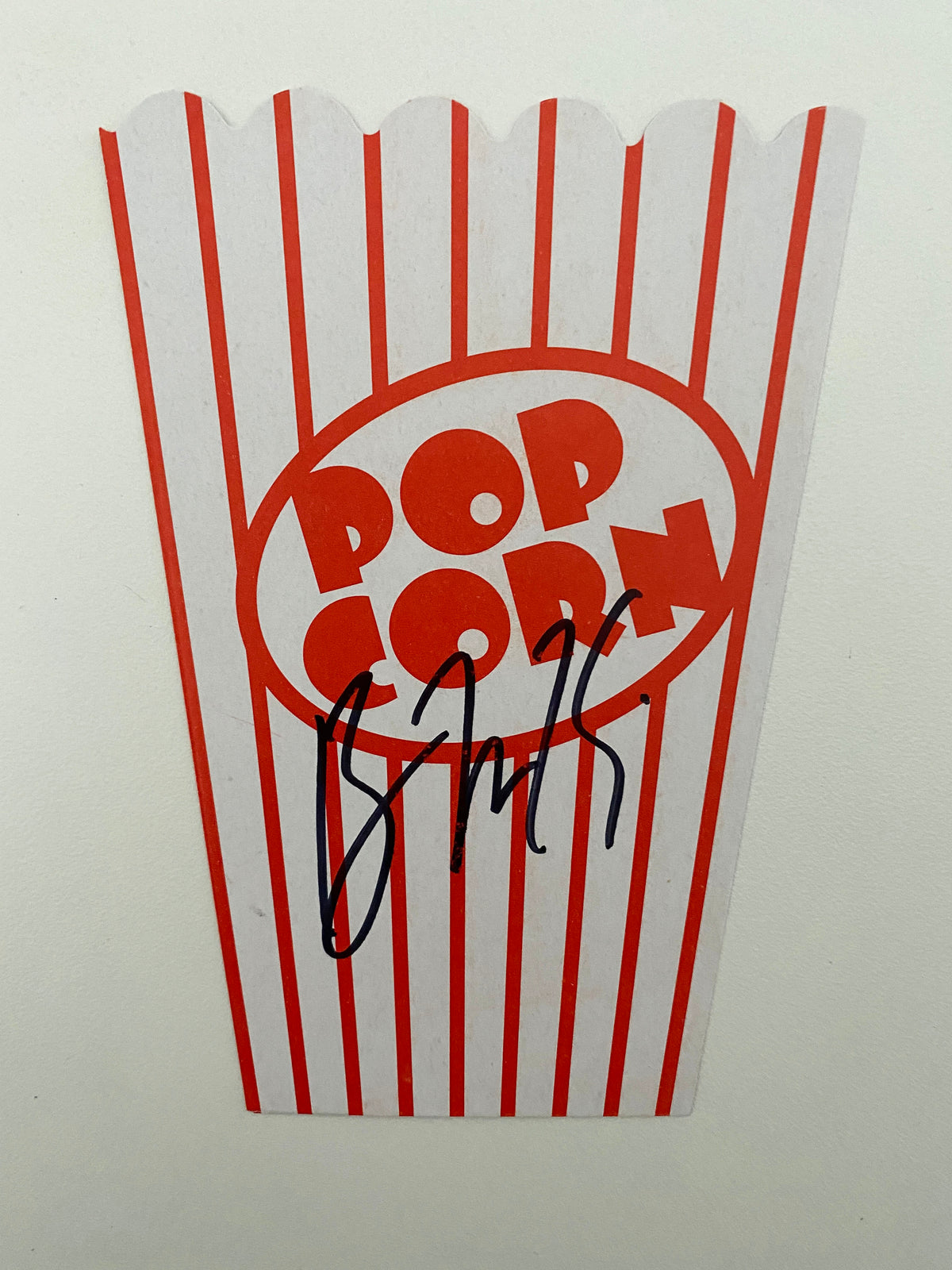Gotham Benjamin Mckenzie Signed Popcorn Card