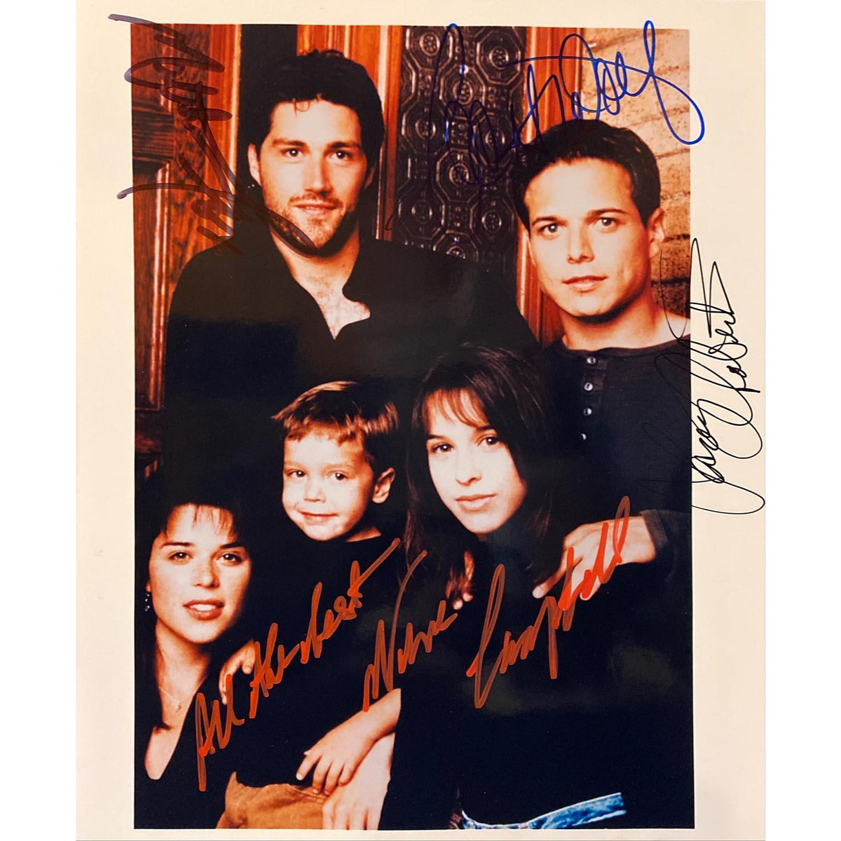 Party of Five original cast autographed photo - framed