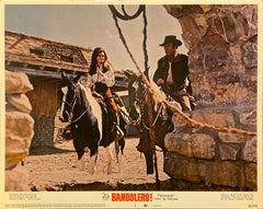 James Stewart, Dean Martin, Raquel Welch, and George Kennedy "Bandolero!" original Lobby Card