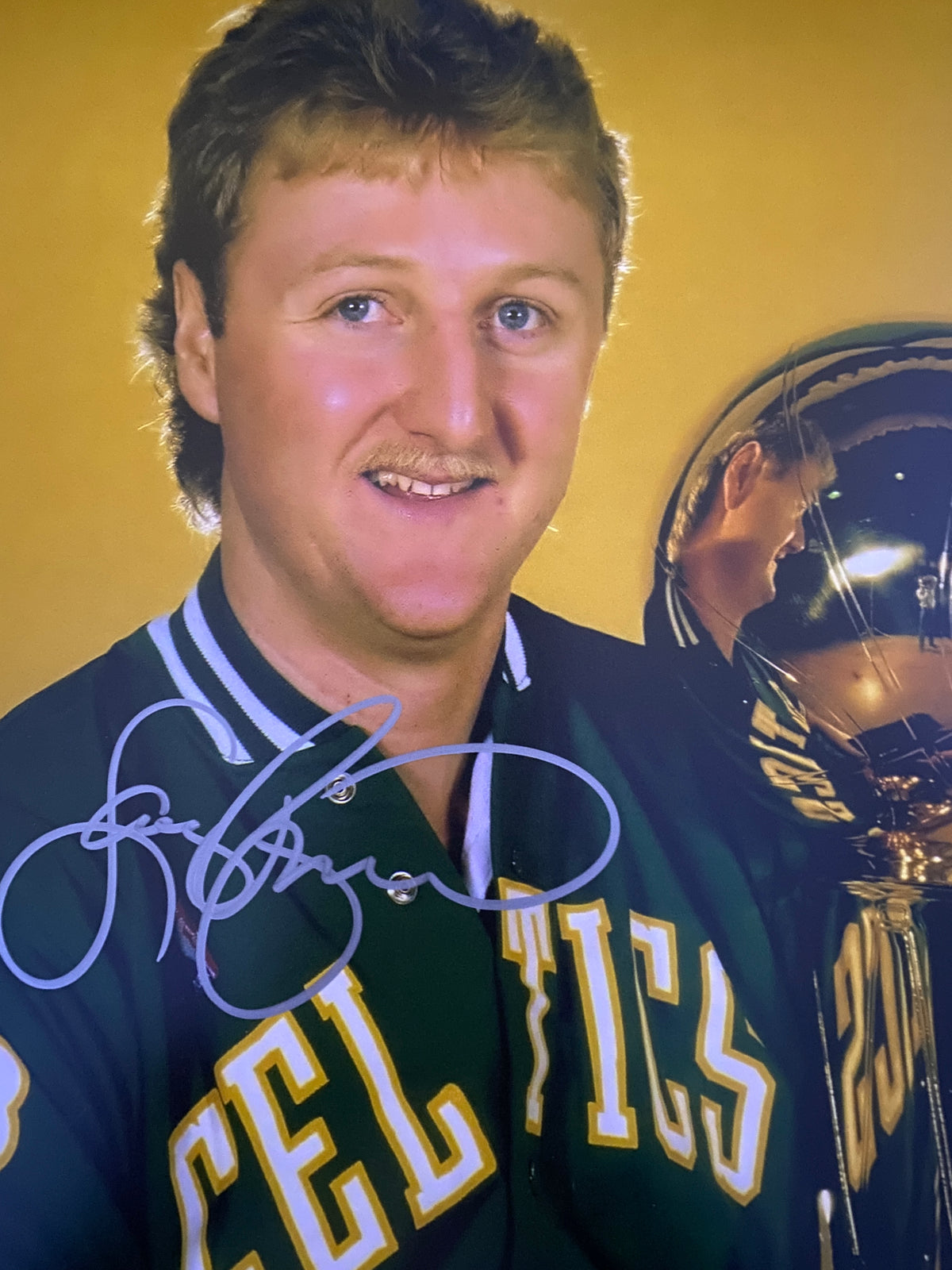 Celtics Larry Bird signed photo