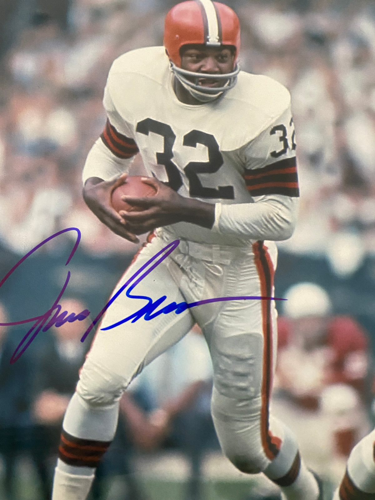 Cleveland Browns Jim Brown signed photo