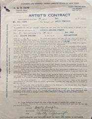 Dolly Dumplin Signed Contract