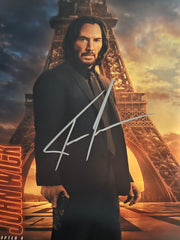 John Wick Keanu Reeves signed photo