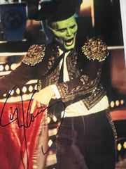 The Mask Jim Carrey signed movie photo. GFA Authenticated