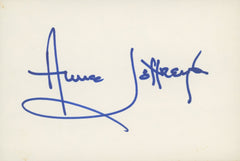 Dillinger Anne Jeffreys signature cut