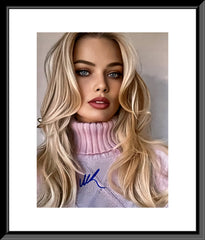 Wolf of Wall Street Margot Robbie signed photo