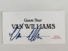 Van Williams Original Signature - A.A.U Authenticated