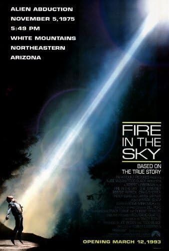 Fire in the Sky 1993 original teaser movie poster