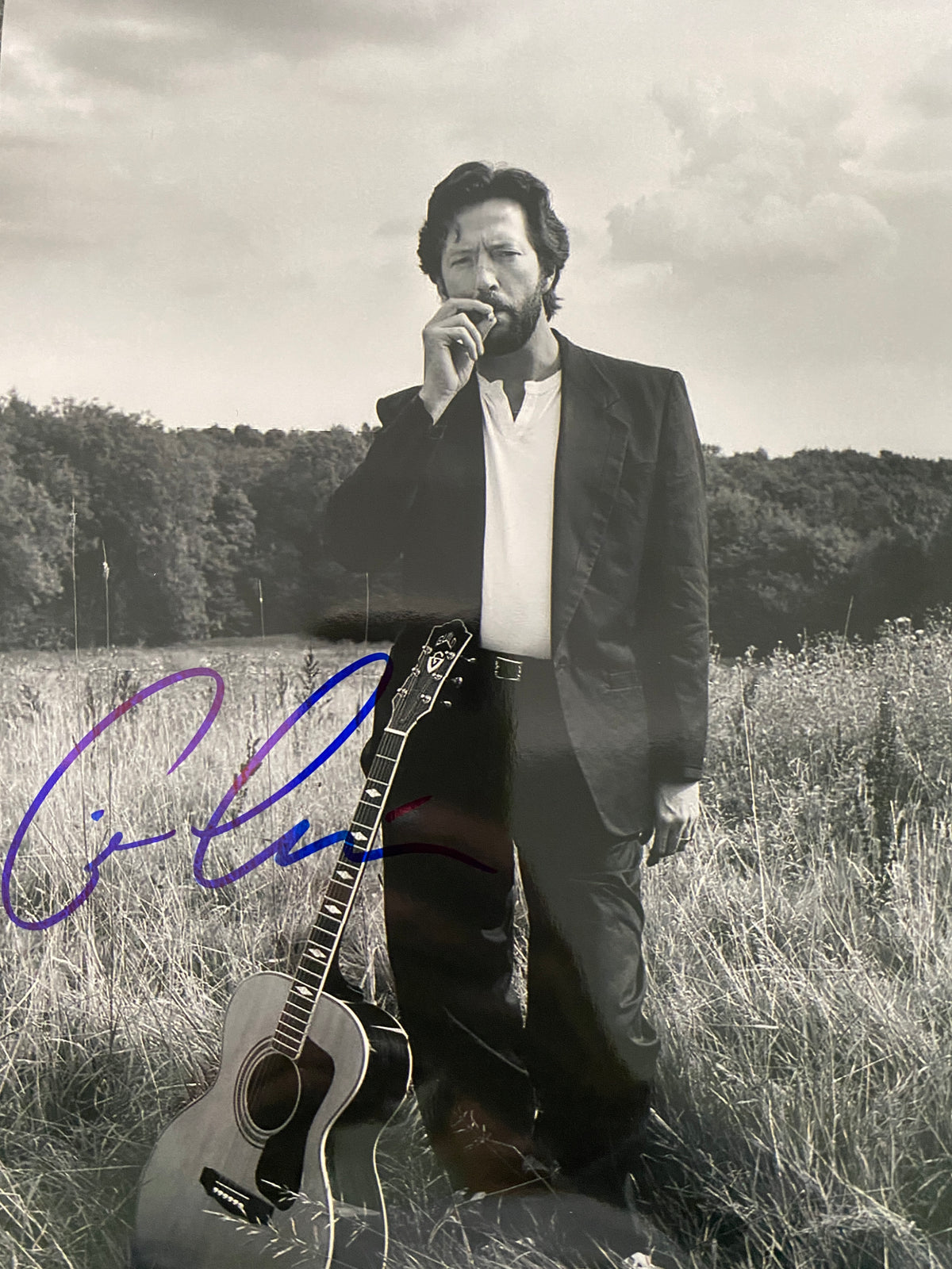 Eric Clapton signed photo