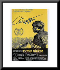 Easy Rider Peter Fonda signed movie photo