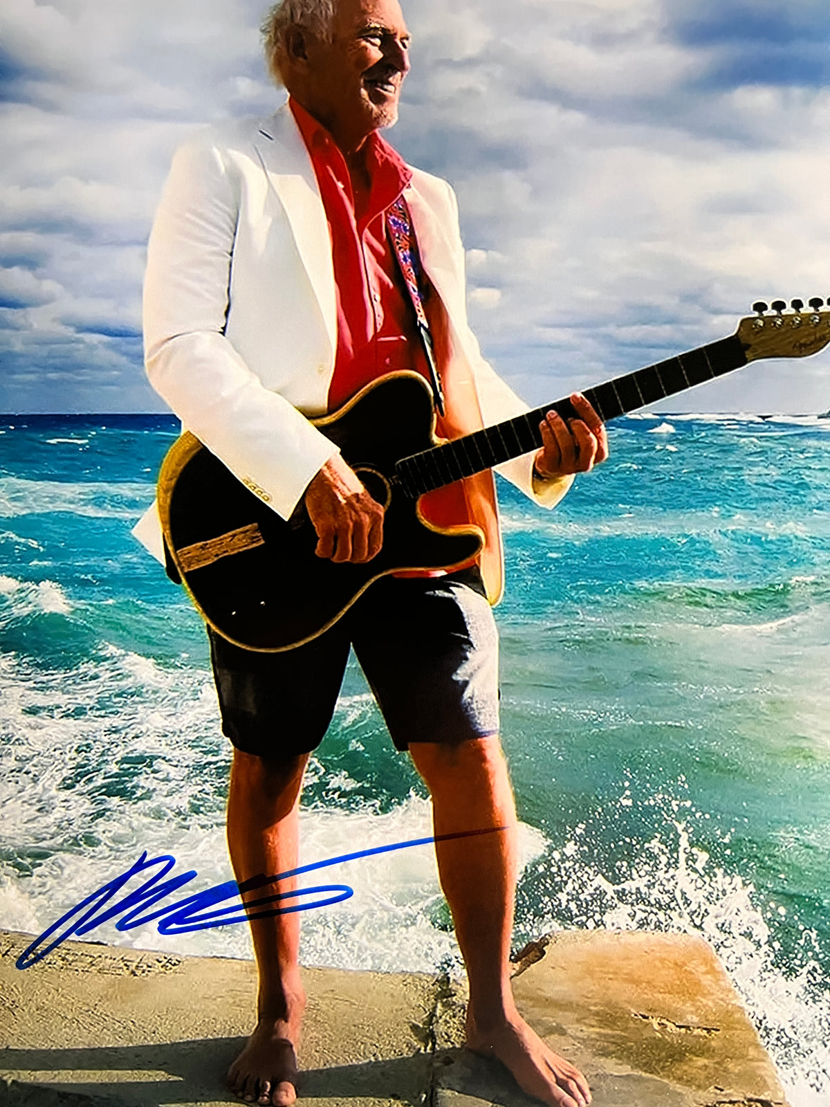 Musician Jimmy Buffet signed photo