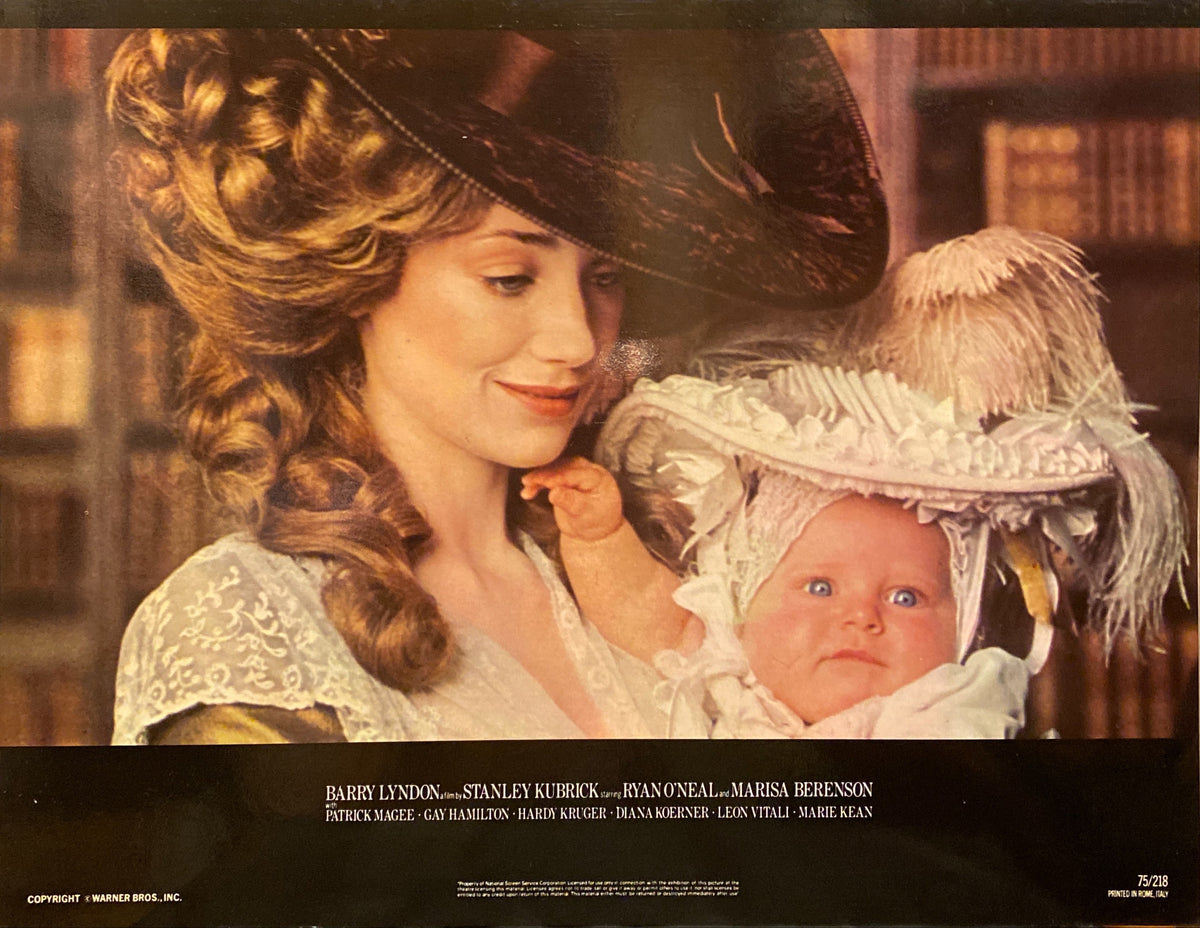 Ryan O'Neal and Marisa Berenson "Barry Lyndon" original Lobby Card
