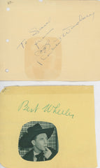 Wheeler and Woolsey signature cut