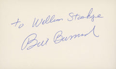 Girl Overboard  Bill Burrud signed note