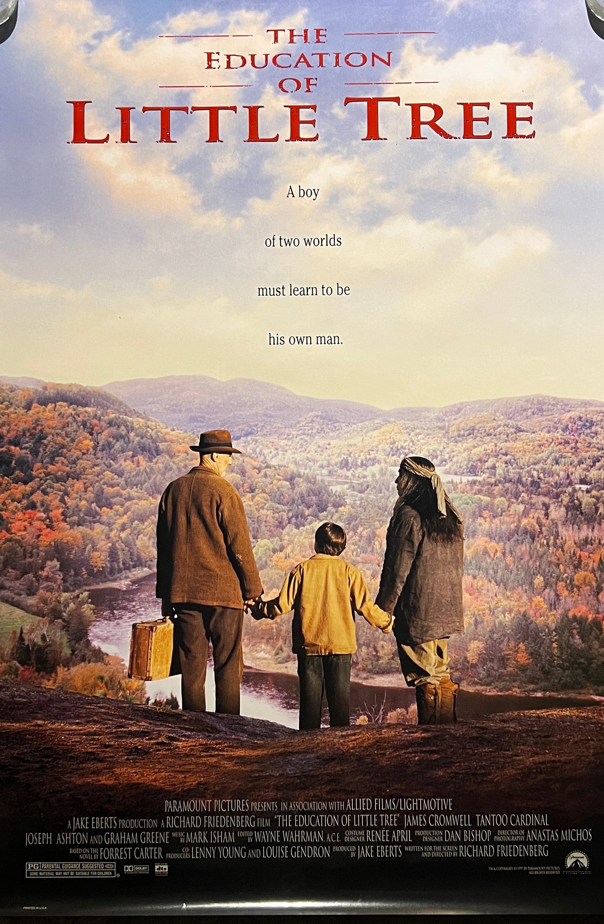 The Education of Little Tree 1997 original movie poster