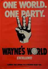 Wayne's World 1992 original movie poster