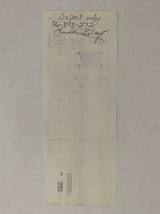 Linda Blair Star Wares consignment signed check