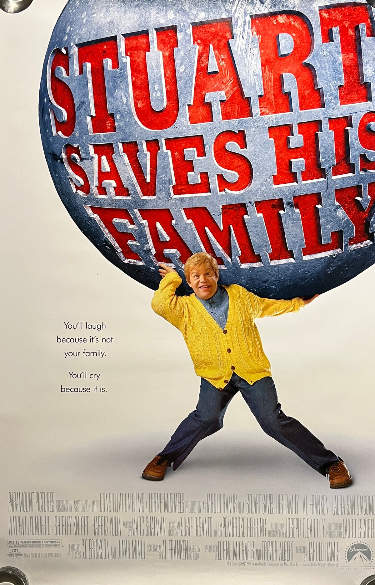 Stuart Saves His Family 1995 original movie poster