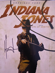 Indiana Jones and the Dial of Destiny Harrison Ford signed movie photo