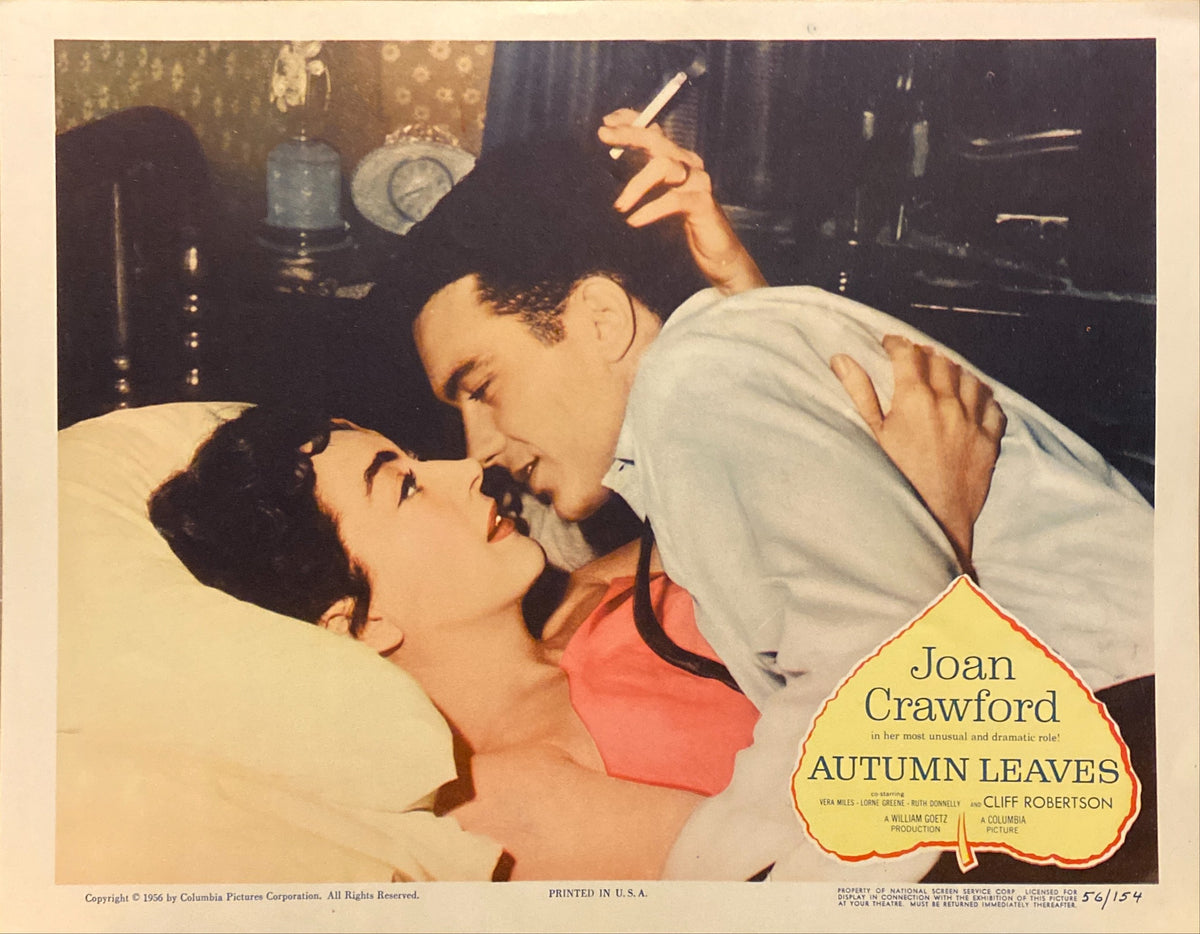 Joan Crawford "Autumn Leaves" original Lobby Card