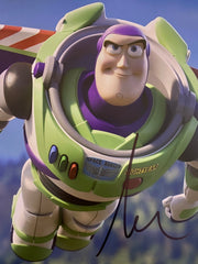 Toy Story Tim Allen signed Buzz Lightyear movie photo