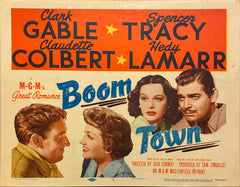 Clark Gable and Spencer Tracy "Boom Town" original Lobby Card -