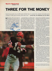 Ken Anderson signed Sports Illustrated magazine photo