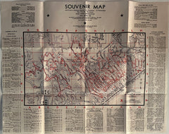 Souvenir Map guide to Starland Estates