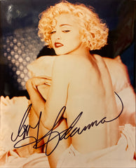 Madonna signed photo
