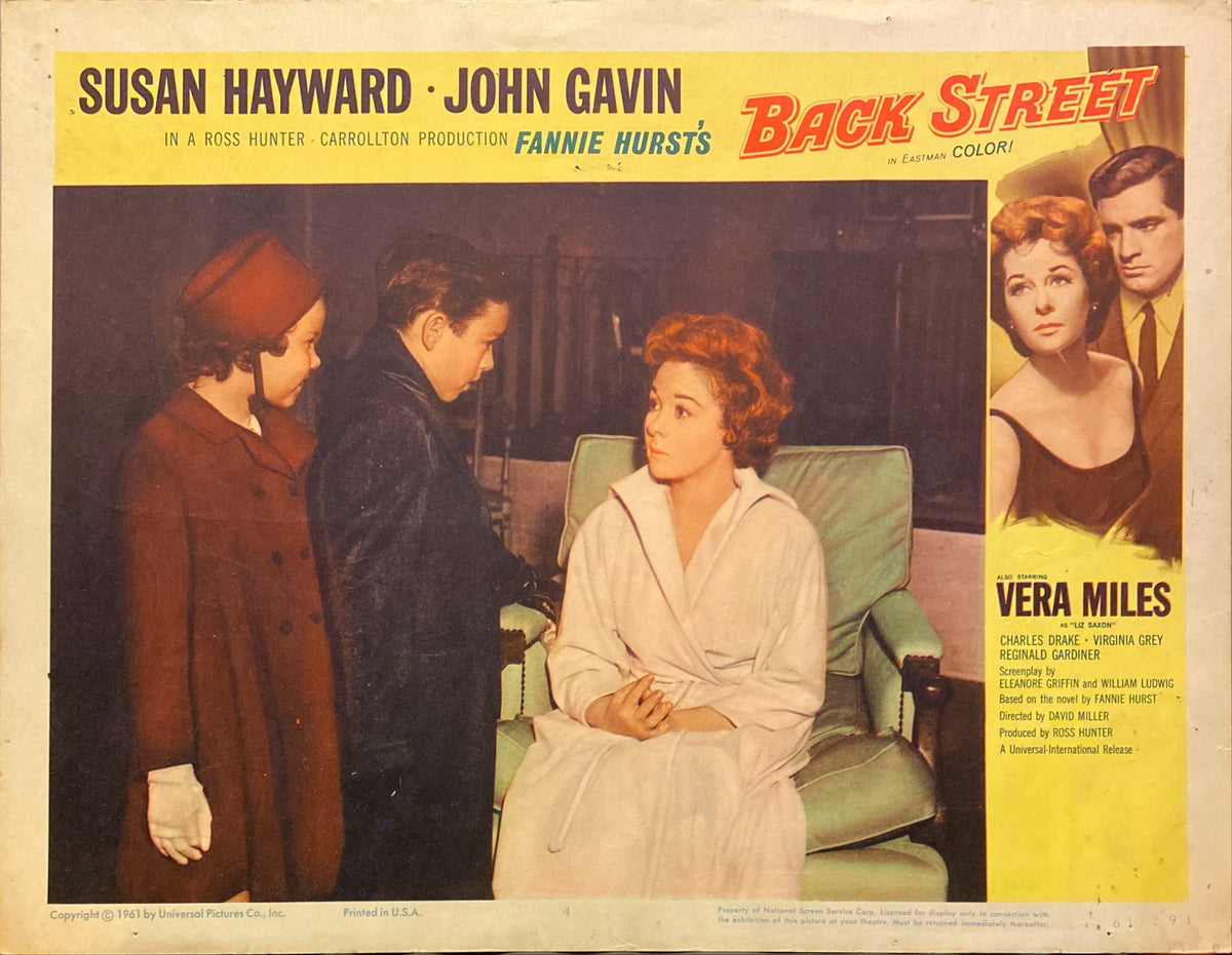 Charles Boyer and Margaret Sullavan "Back Street" original Lobby Card