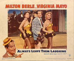 Milton Berle and Virginia Mayo "Always Leave Them Laughing" Lobby Card