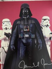 Star Wars Darth Vader James Earl Jones signed movie photo