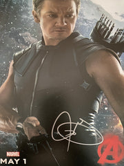 Avengers: Age of Ultron Jeremy Renner signed movie photo