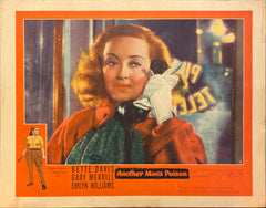 Gary Merrill, and Emlyn Williams "Another Man's Poison" original lobby card