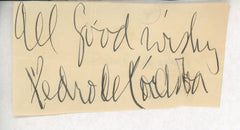 Pedro de Cordoba original signature