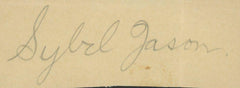 Little Big Shot Sybil Jason signature