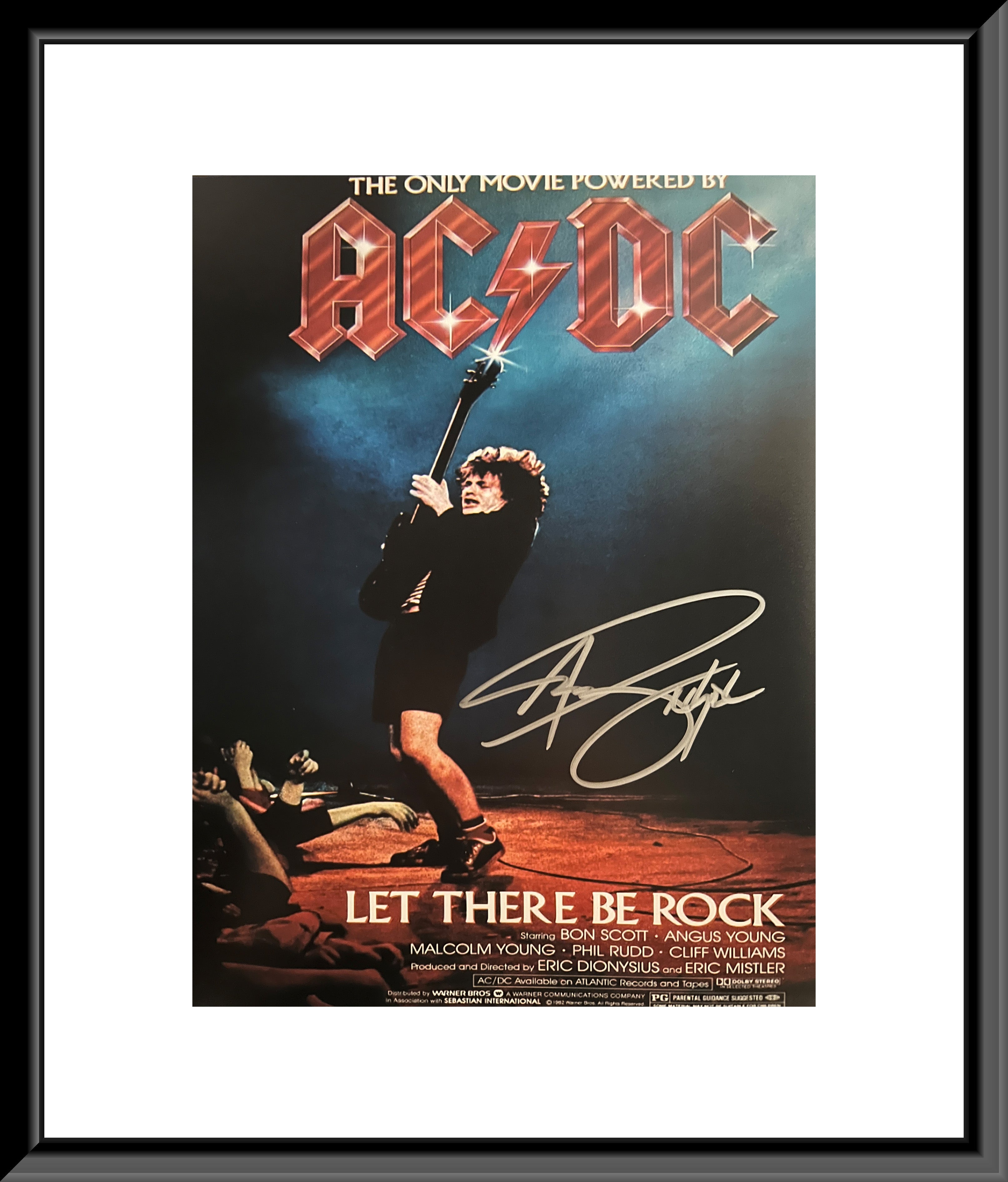AC/DC Angus Young signed photo
