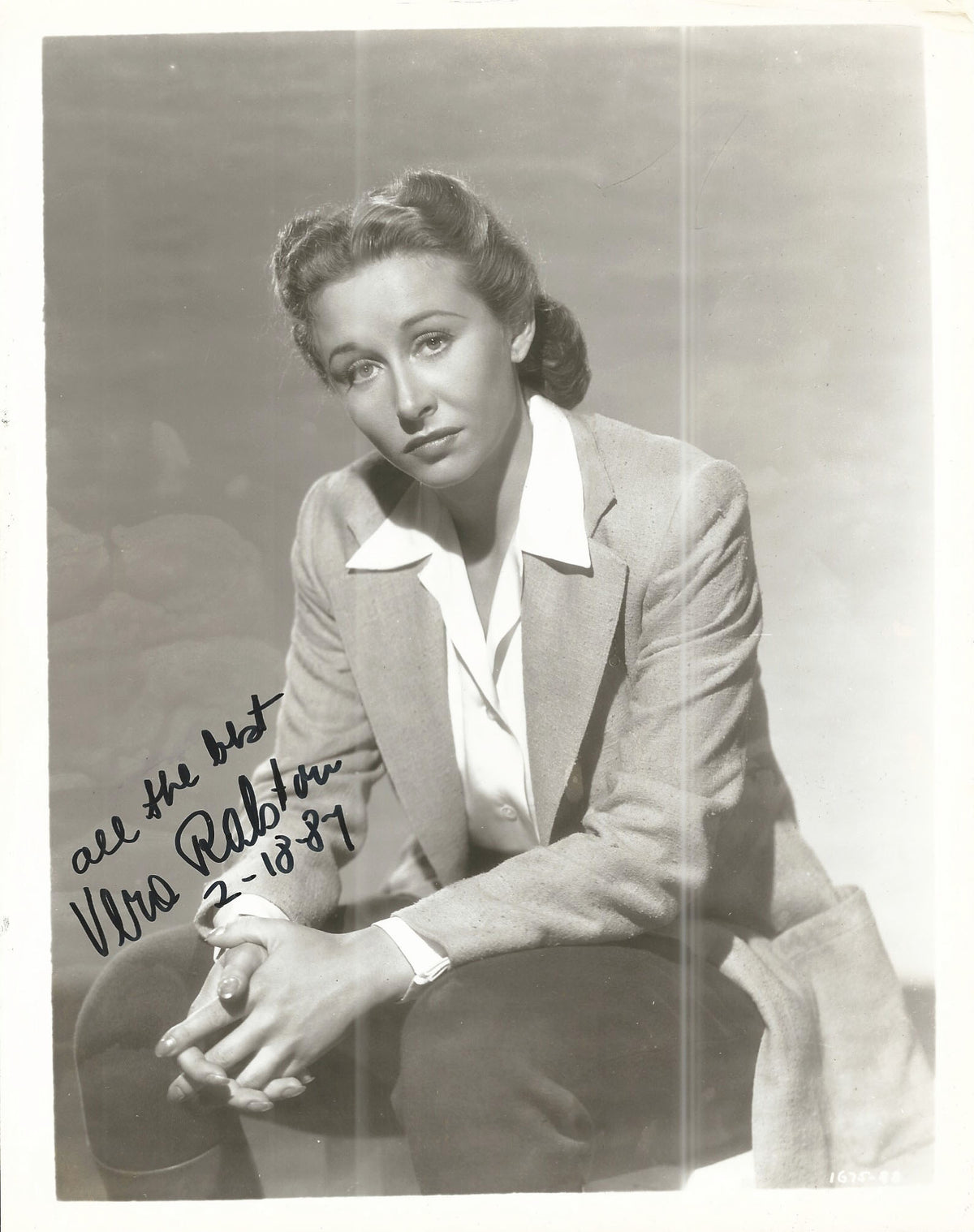 Vera Ralston Signed Photo