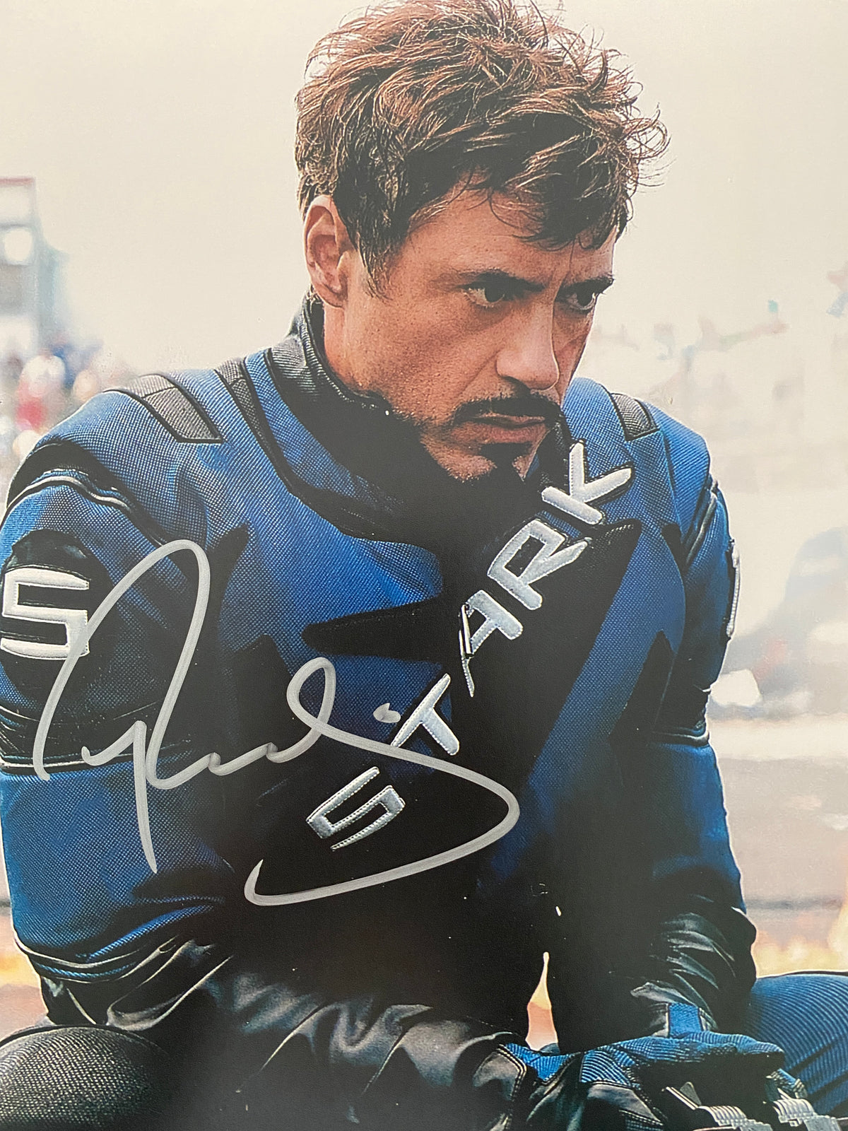 Iron Man Robert Downey Jr signed movie photo