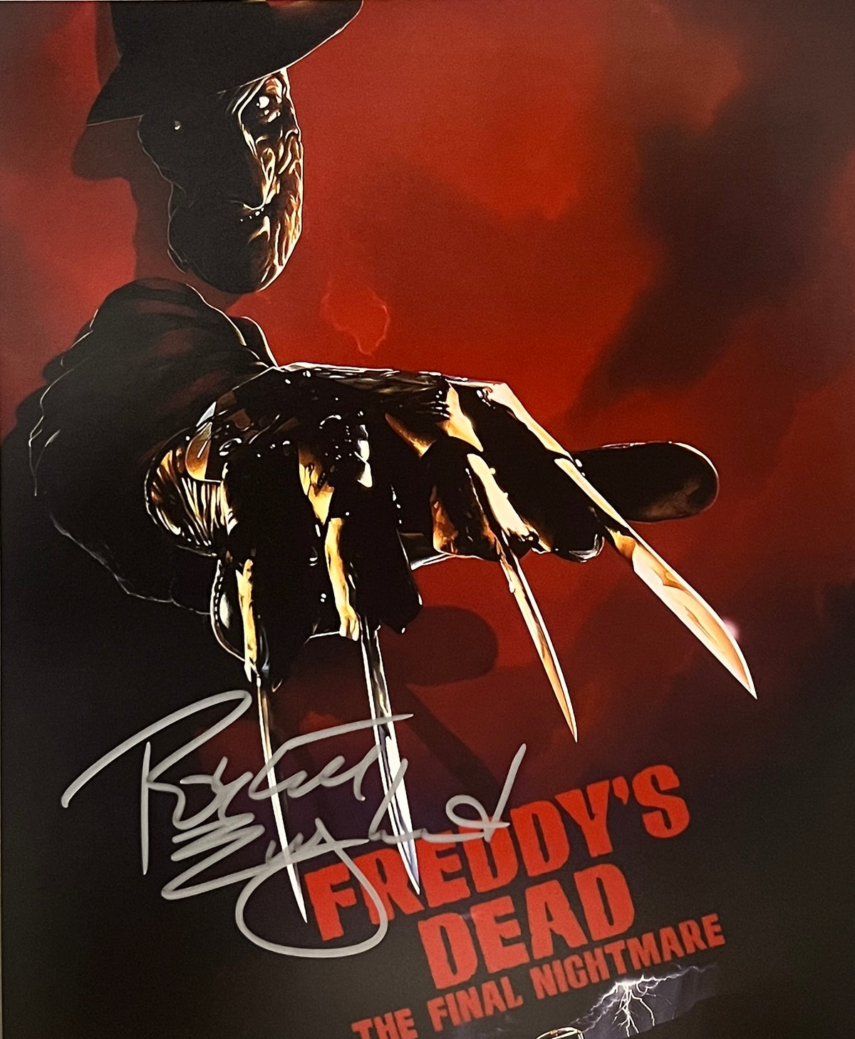 Freddy's Dead The Final Nightmare Robert Englund signed photo