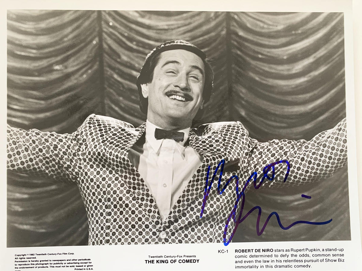 The King of Comedy Robert De Niro signed movie photo