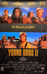 Young Guns II original double-sided movie poster