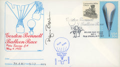 Balloon Racer Roger Barker signed cover
